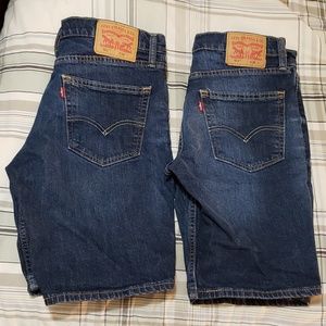 Lot of 2 Levi's 511 Shorts EUC